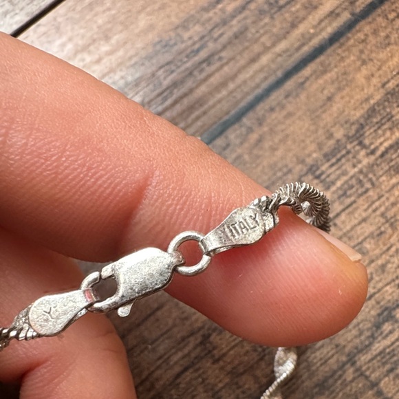 Italy 925 Sterling Silver  Necklace Set - Picture 4 of 12